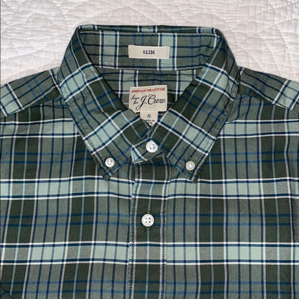 J. CREW Men’s Oxford Pima Cotton Button Up Shirt